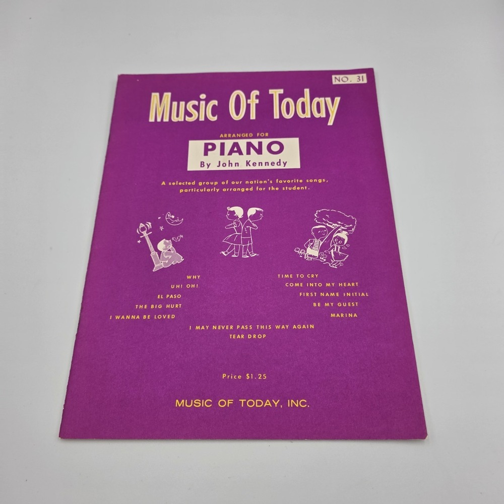 Music of Today:‎ Arranged For Piano By John Kennedy No. 31 Sheet Music Booklet